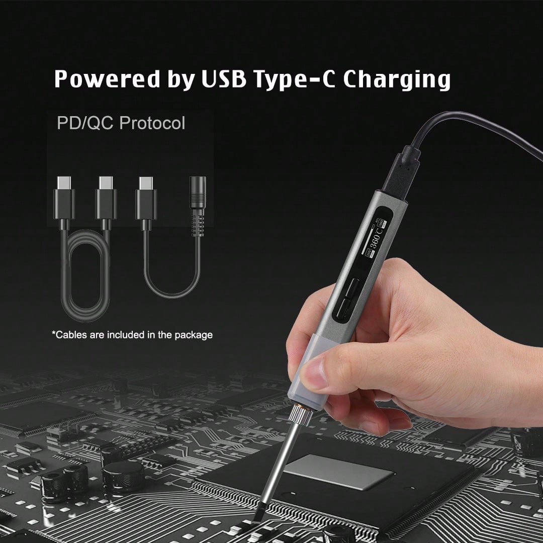 Tools Qc - Mini Soldador Eléctrico Portátil Tipo-C con