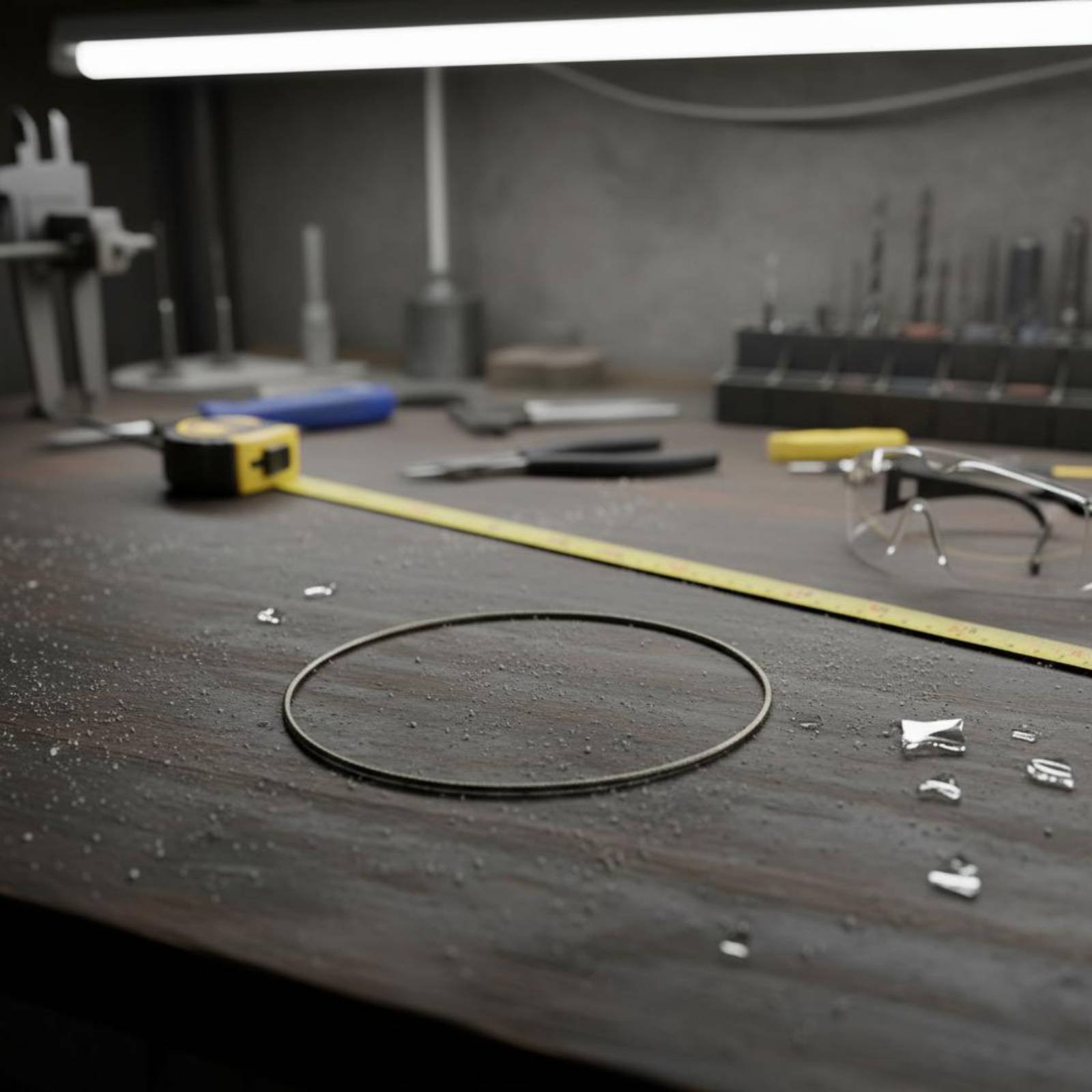 Power Tools In Workshop - Cuchilla de Corte de Bucle Continuo