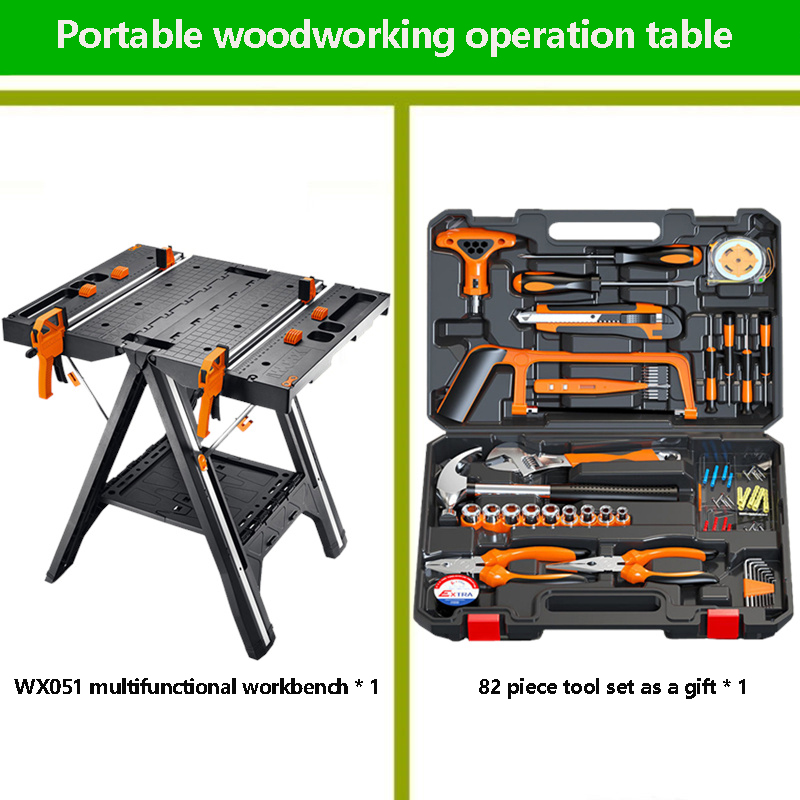 Workbench Portable Fold - Sierra de mesa portátil para carpintería