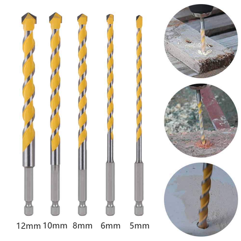 Tools For Woodworking Workshop - Broca de vástago hexagonal de 5/6/8/10/12mm,
