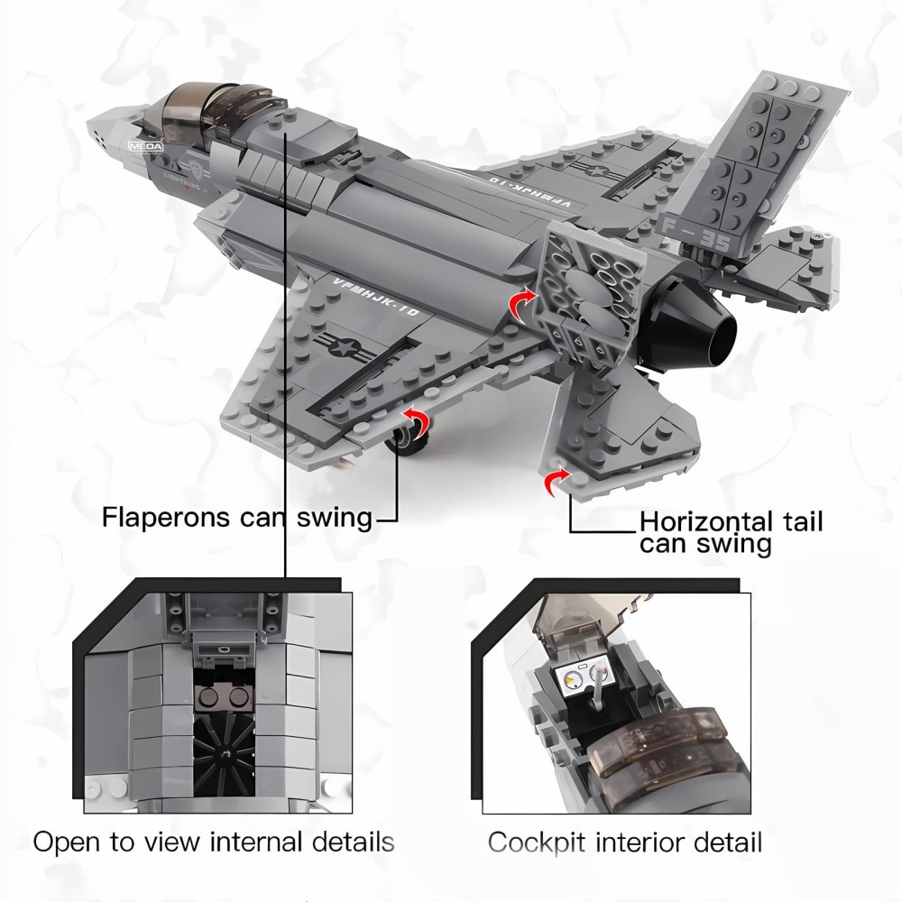 646 Uds F-35 Lightning II bloq - Hand Plane Block reseña y precio