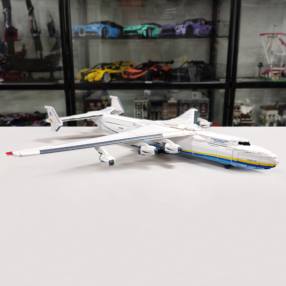AN-225 modelo de avión de tran - Hand Plane Block reseña y precio