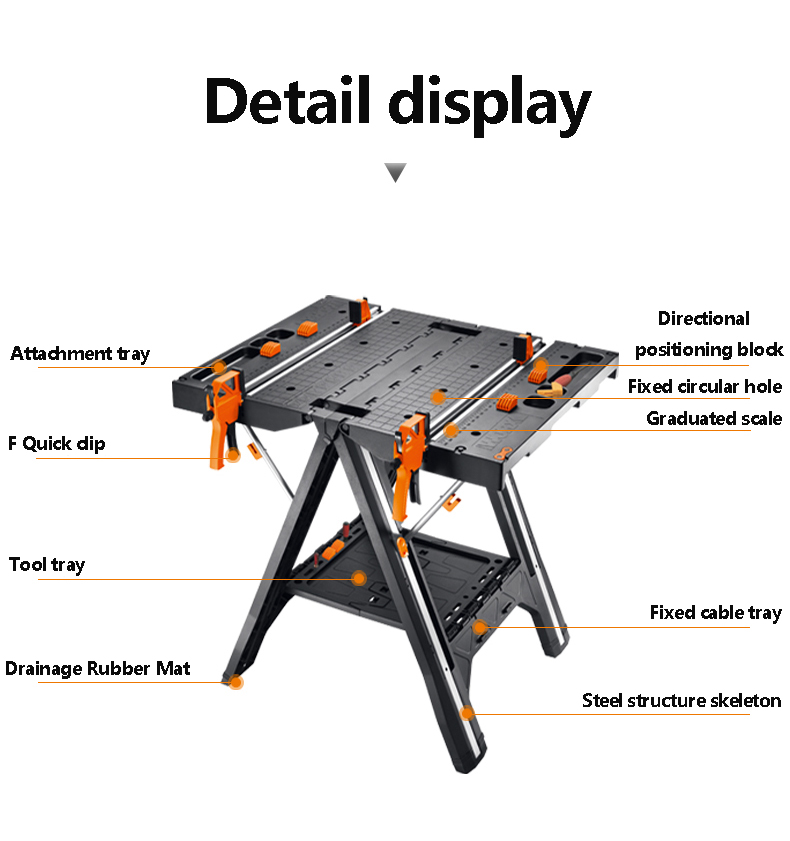 Sierra de mesa portátil para c - Workbench Portable Fold reseña y precio