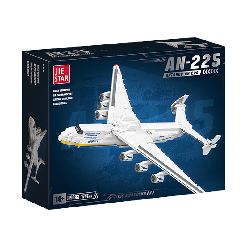 En STOCK JJ9093 MOC An-225 avi - Hand Plane Block reseña y precio