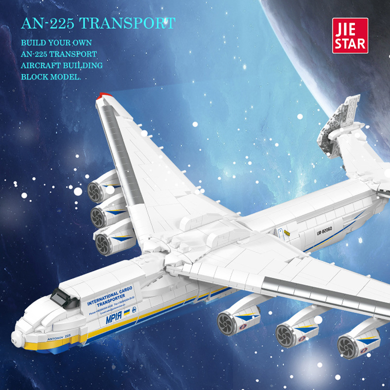 En STOCK JJ9093 MOC An-225 avi - Hand Plane Block reseña y precio