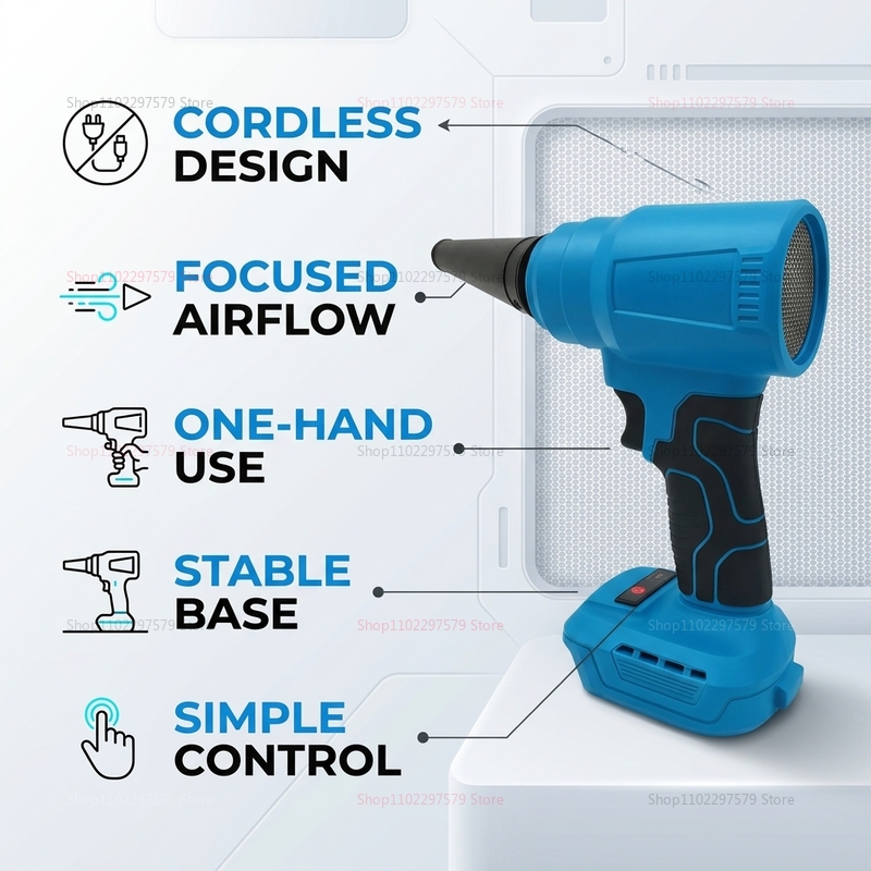 Soplador de Aire Inalámbrico d - Power Tools In Workshop reseña y precio