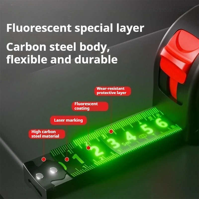 Cinta métrica fluorescente DEL - Workshop Measuring Tools reseña y precio