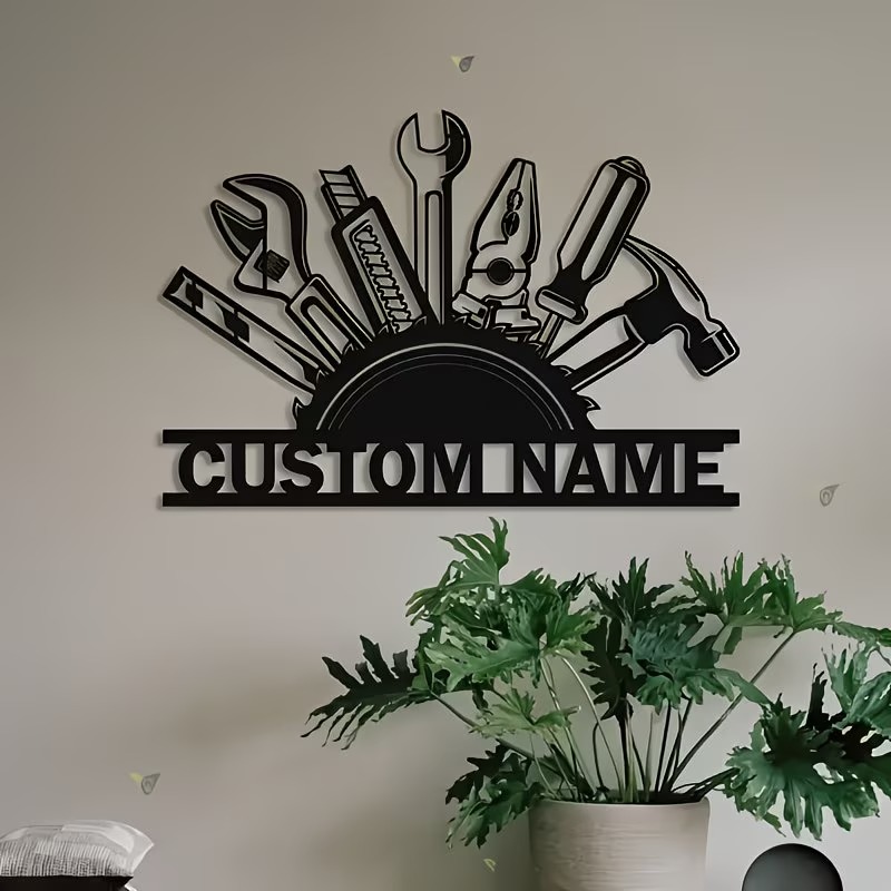 Arte de Pared de Metal Persona - Workshop Tools Name reseña y precio