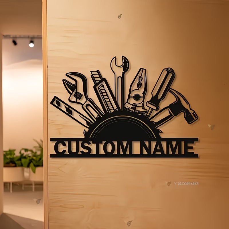 Arte de Pared de Metal Persona - Workshop Tools Name reseña y precio